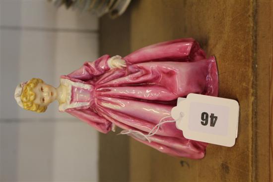 Royal Worcester figure grandmothers dress(-)